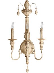 Salento 3-Light Wall Sconce in Persian White.